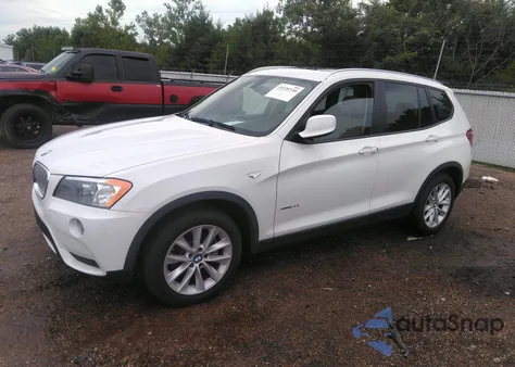 2013 BMW X3 xDrive28I from USA, damaged, VIN 5UXWX9C54D0A26058